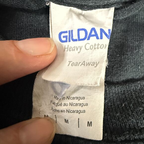 US Army Sapper Engineers Diamondbacks Skull Snake Graphic LS Tee Black M Gildan - Picture 4 of 8